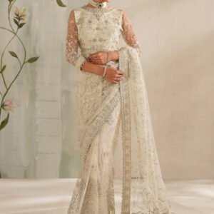 EMBROIDERED NET SAREE