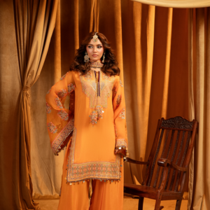 florence chiffon suit