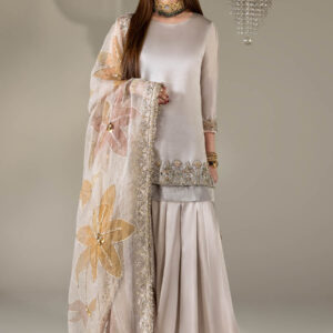 Silver Grey Gharara