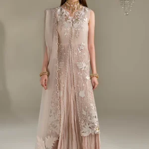 Pastle pink party wear